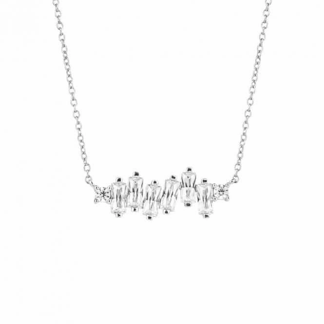 Multi Baguette Zirconia Necklace N4497