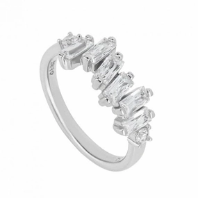Multi Baguette Zirconia Ring