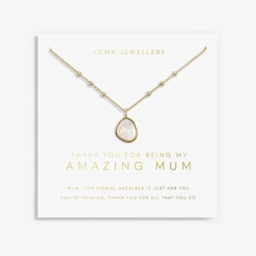 My Moments 'Thank You For Being My Amazing Mum' Necklace 5754