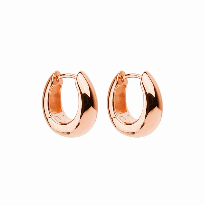 Najo - Arco Huggie Earrings Rose Gold