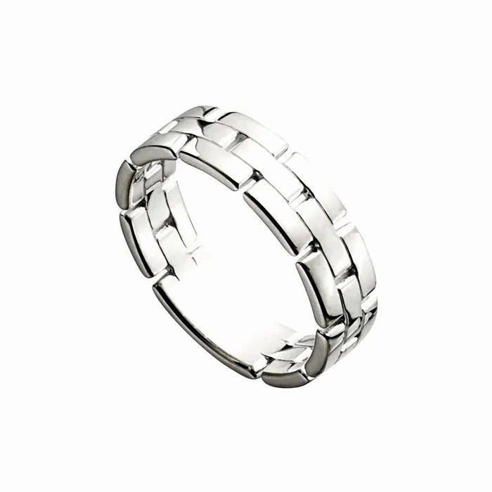 Najo - Bastion Mens Silver Ring