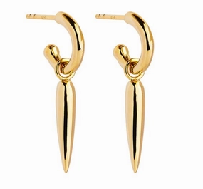 Najo - Chilli Drop Gold Plated Earring