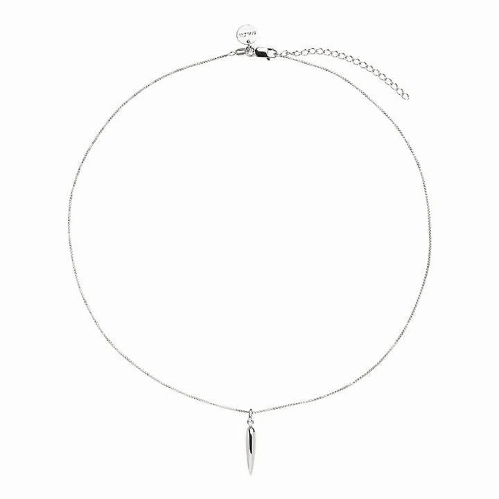 Najo - Chilli Drop Silver Necklace