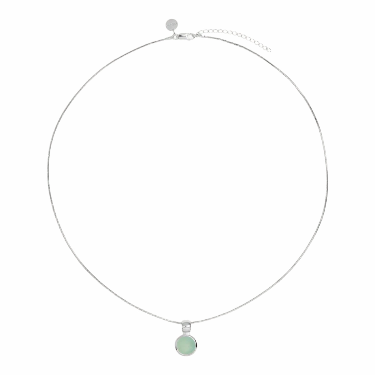Najo - Chroma Aqua Chalcedony Necklace