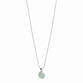 Najo - Chroma Aqua Chalcedony Necklace