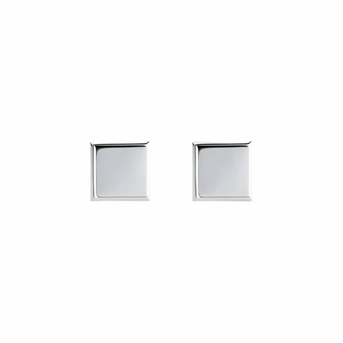 Najo - Clsico Square Mens Silver Cufflinks