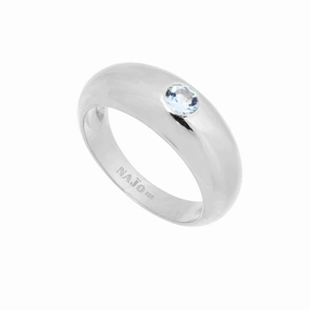 Najo - Cosmic Narrow Blue Topaz Ring - Medium