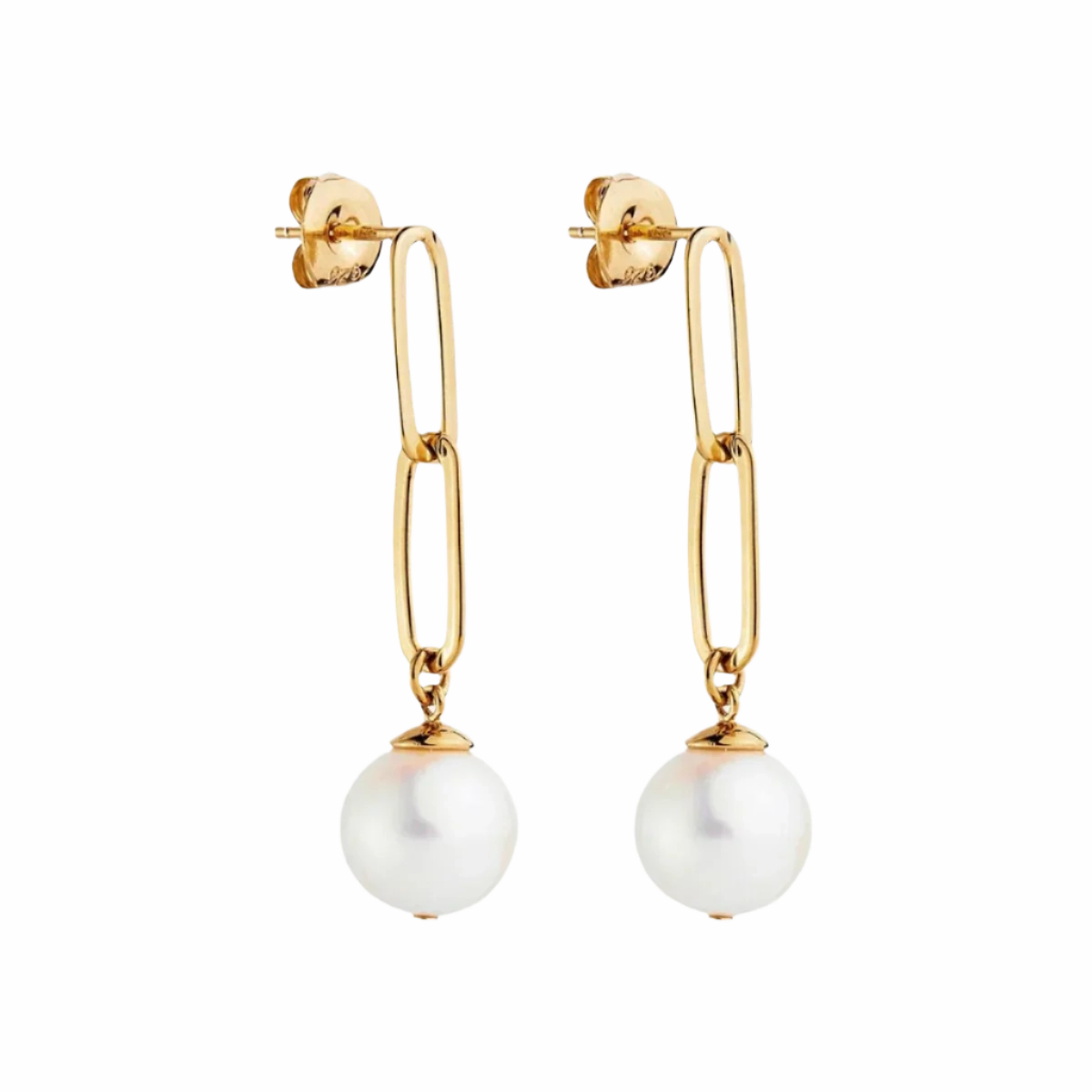 Najo - Eden Pearl Drop Gold Plated Earring