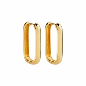 Najo - Elemental Hoop Earring Gold Plate