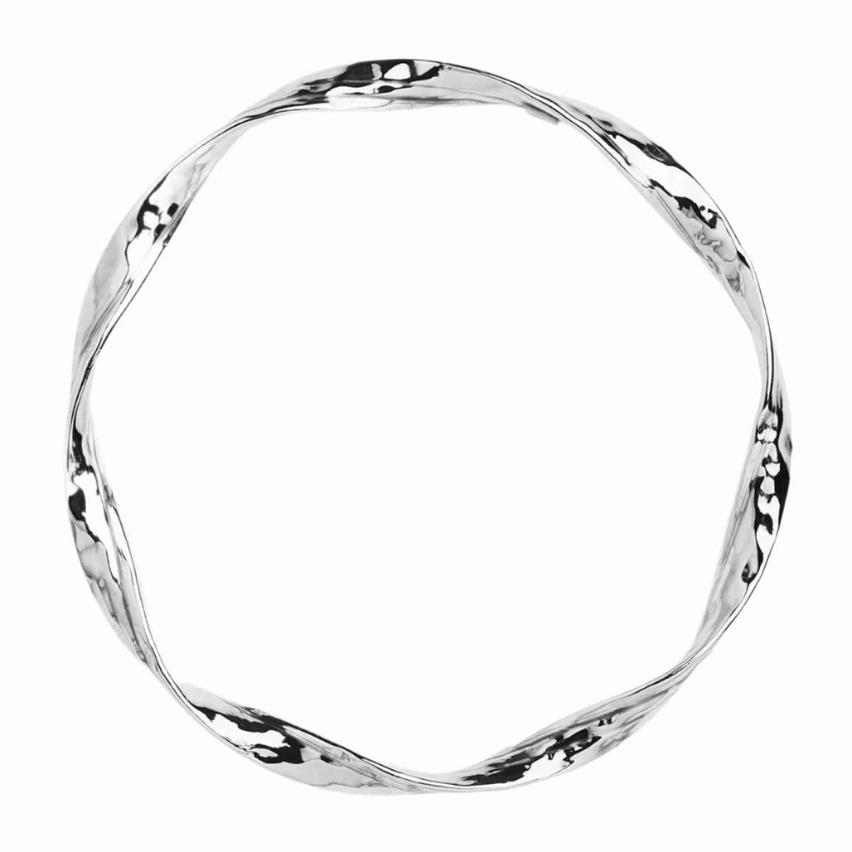 Najo - Enigma Bangle Silver