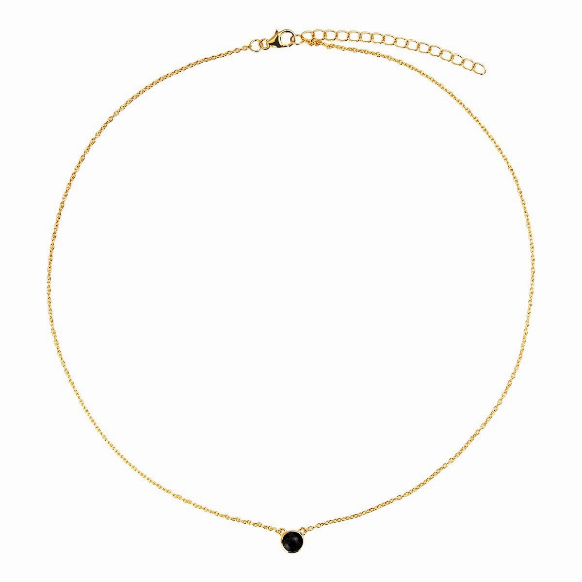 Najo - Heavenly Onyx Necklace Gold Plate