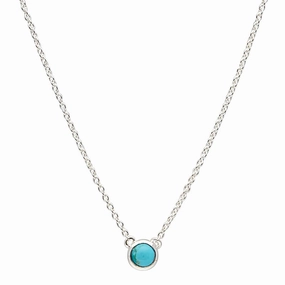 Najo - Heavenly Turquoise Silver Necklace