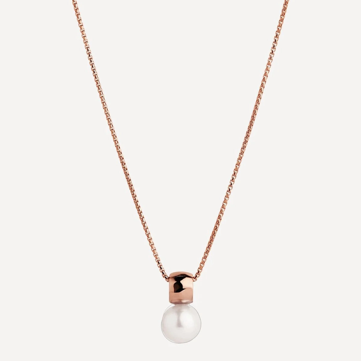 Najo - Idyll Pearl Necklace Rose Gold
