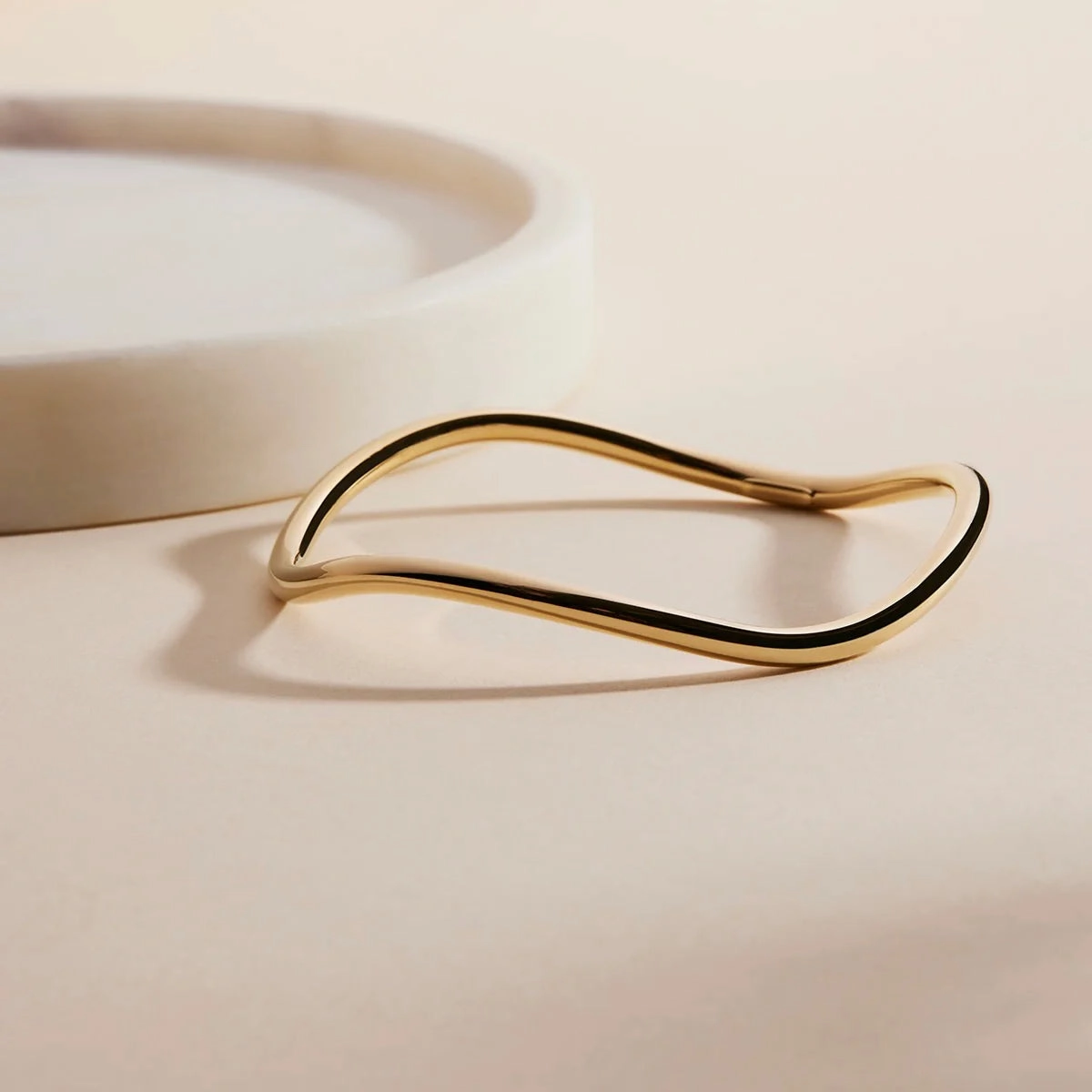 Najo - Island of Dreams Bangle Gold Plated 68mm