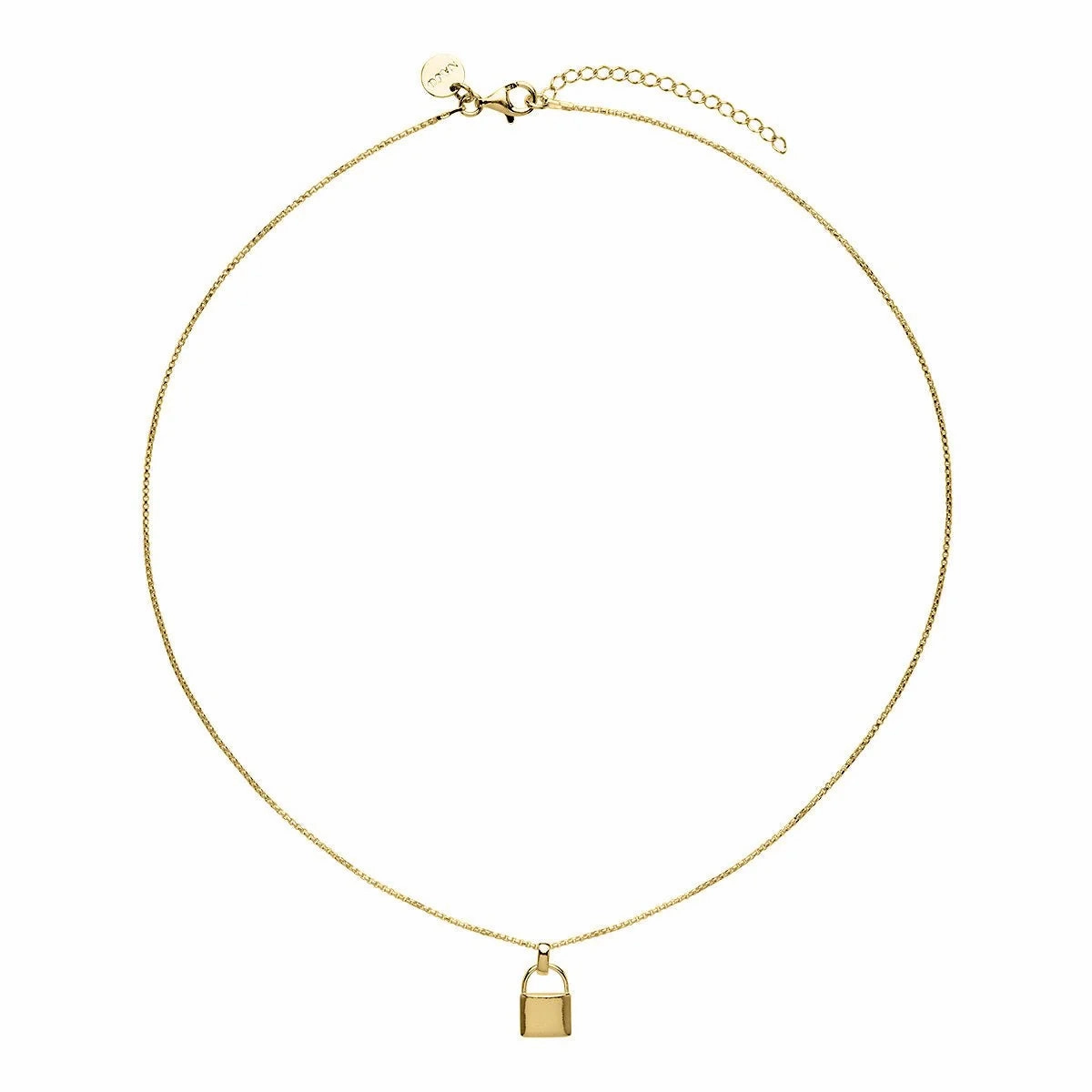 Najo - Love Lock Necklace Gold Plated