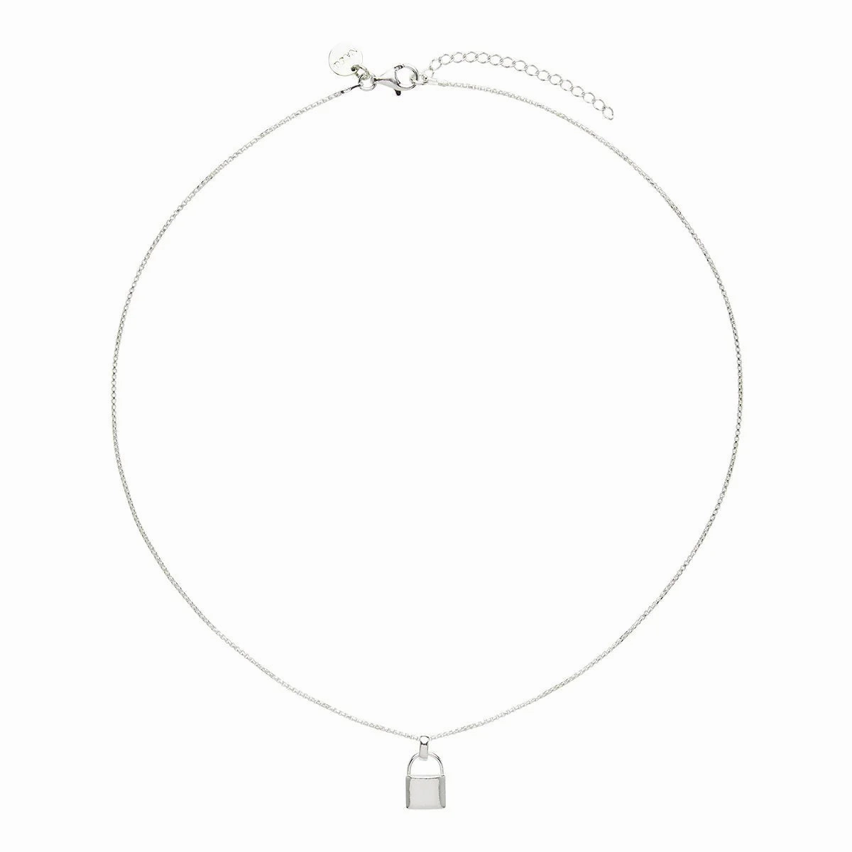 Najo - Love Lock Necklace Silver