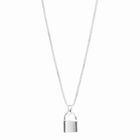Najo - Love Lock Necklace Silver