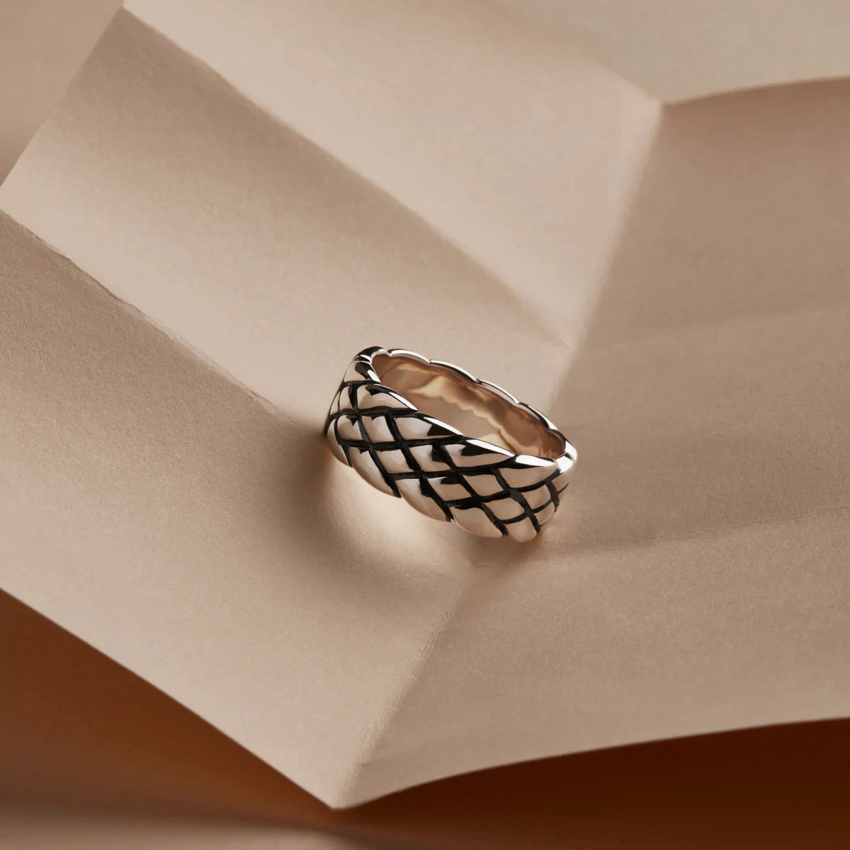 Najo - Ophidian Mens Silver Ring