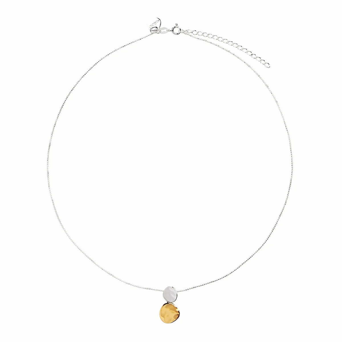 Najo - Shard Double Disk Necklace