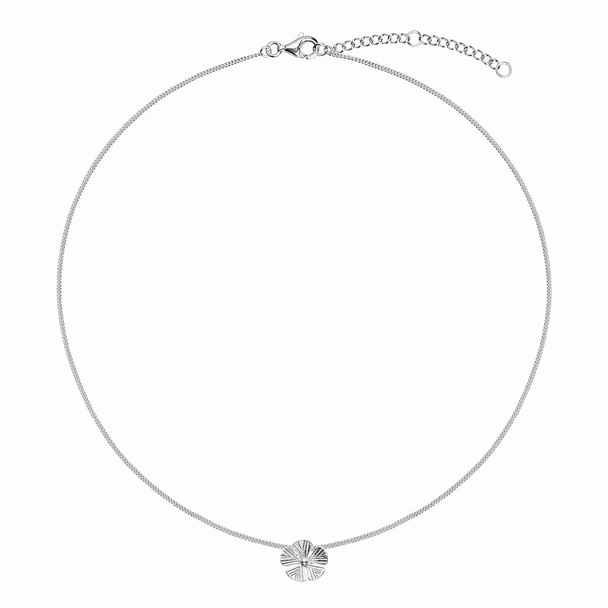 Najo - Silver Flower Pendant