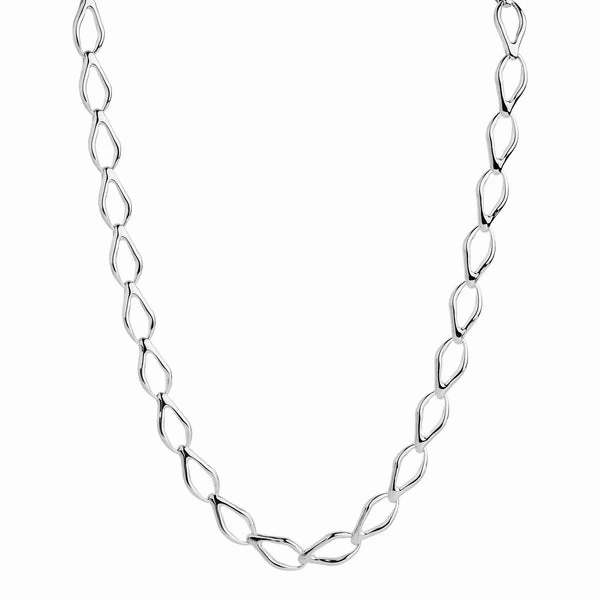 Najo - Summer Leaf Necklace Silver