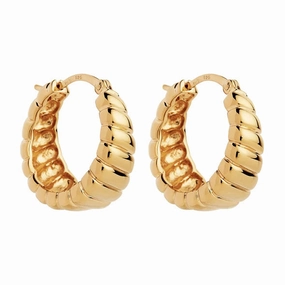 Najo - Thalassa Hoop Earring Gold Plated
