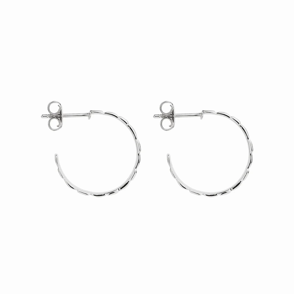 Najo - Weave Stud Hoop Earring