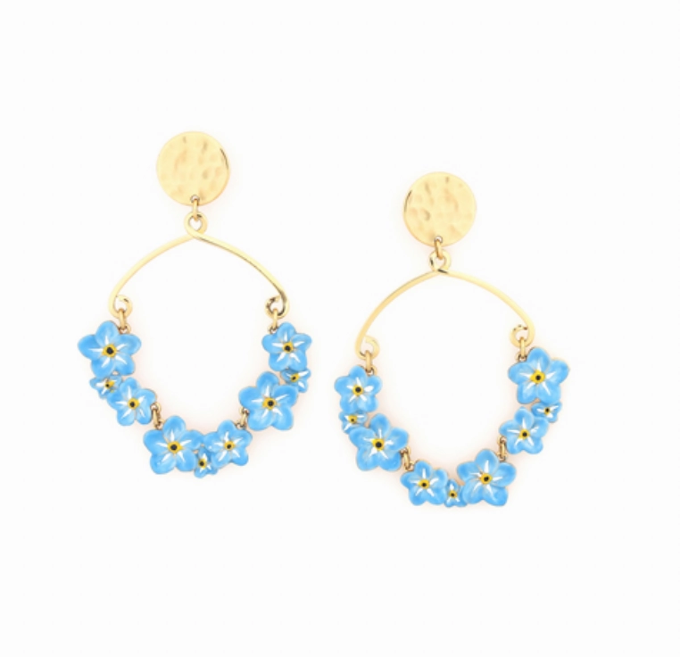 NEELA Forget Me Not Big Earring