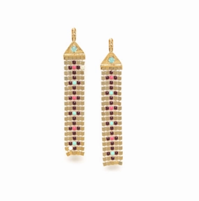 NOEMIE 5 rows mesh chain french hooks