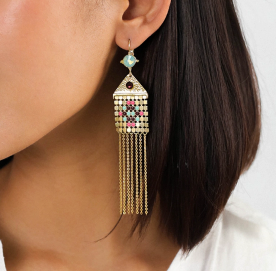 NOEMIE crystallized french hooks