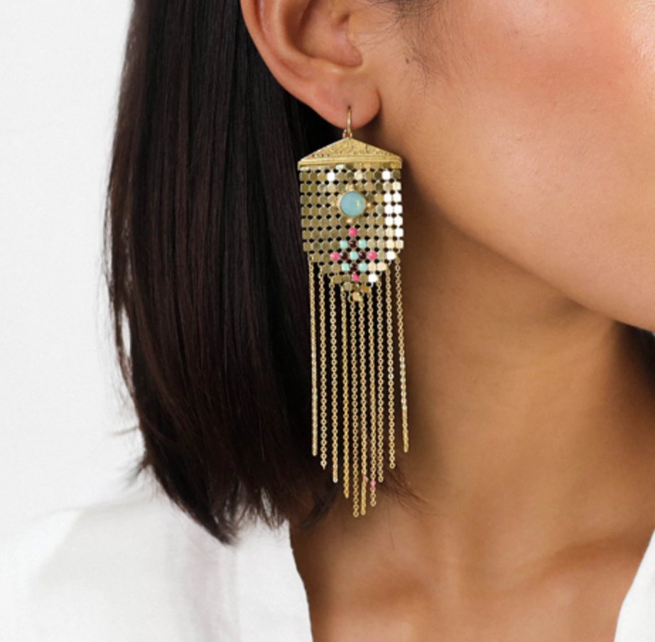 NOEMIE XL triangular french hooks