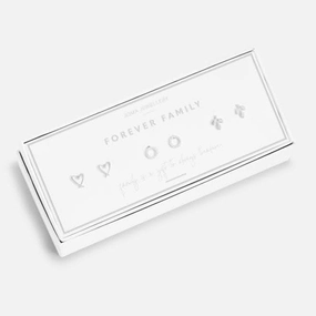 Occasion Box Forever Family Silver Set Of 3 Earrings 5342