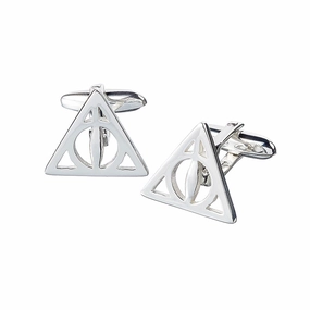 Official Harry Potter Sterling Silver Deathly Hallows Cufflinks
