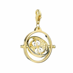 Official Harry Potter Sterling Silver Gold Plated Time Turner Clip On Charm