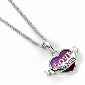 Official Harry Potter Sterling Silver Love Potion Crystal Necklace