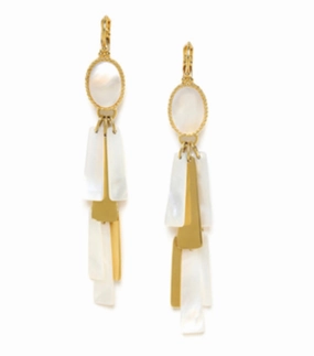 OLWEN Rectangular French Hook with Dangles
