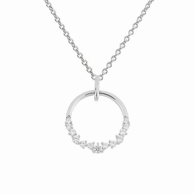 Open Circle Zirconia Pendant P5112