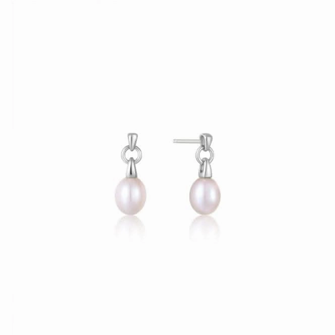 Pearl Drop Stud Earrings E043-02H