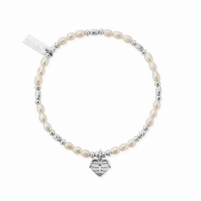 Pearl Heart Of Love Bracelet SBRP901