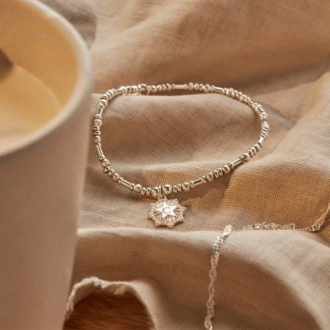 Personalised Pumpkin Raised Star Bracelet PSBPUMP3258