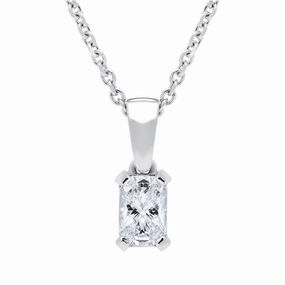 Phoenix Cut 18ct White Gold 0.30ct Diamond Necklace