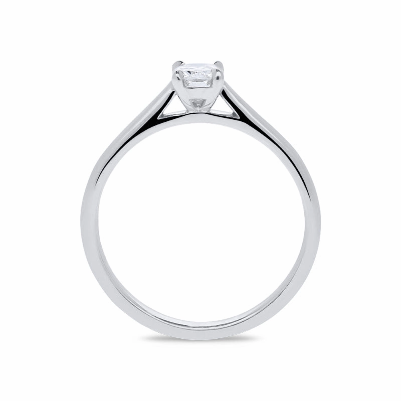Phoenix Cut Platinum 0.48ct Diamond Solitaire Ring