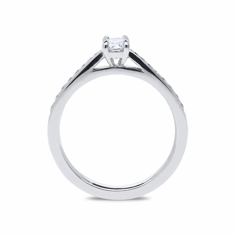 Phoenix Cut Platinum 0.54ct Diamond Ring
