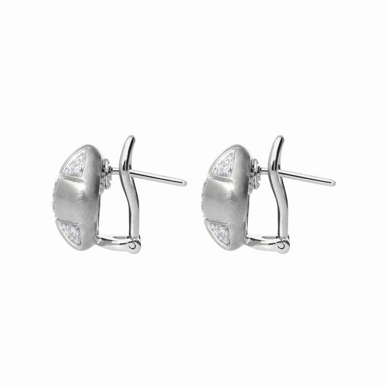 Picchiotti 18ct White Gold Diamond Stud Earrings D