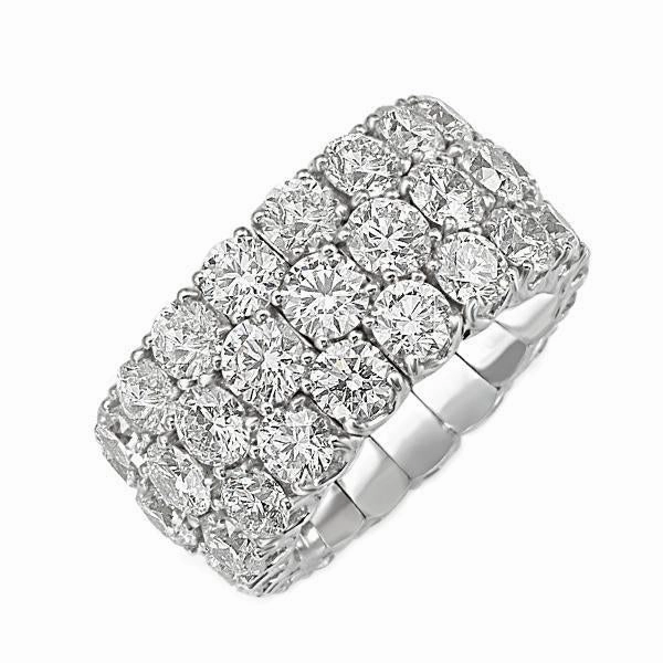 Picchiotti Xpandable 18ct White Gold 12.41ct Diamond Eternity Ring
