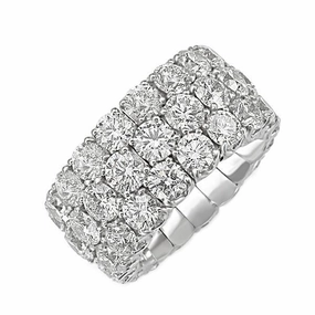 Picchiotti Xpandable 18ct White Gold 12.41ct Diamond Eternity Ring