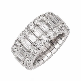 Picchiotti Xpandable 18ct White Gold 15.72ct Diamond Eternity Ring