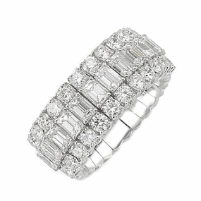 Picchiotti Xpandable 18ct White Gold 3.36ct Diamond Eternity Ring