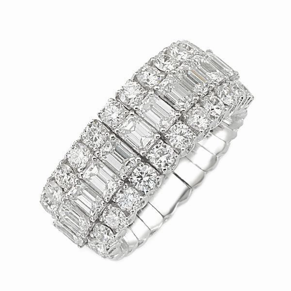 Picchiotti Xpandable 18ct White Gold 3.36ct Diamond Eternity Ring