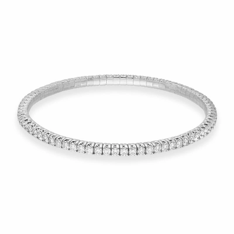 Picchiotti Xpandable 18ct White Gold 3.49ct Diamond Tennis Bracelet D
